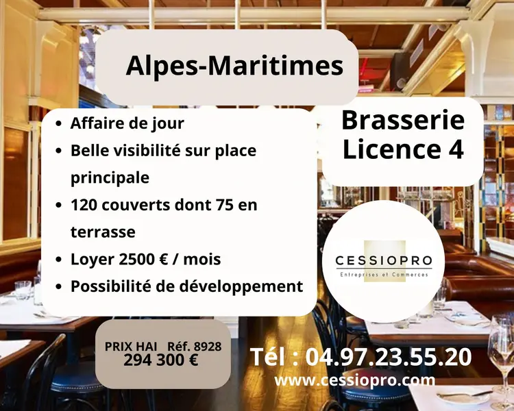 A vendre Fonds de commerce 50m² Cagnes-sur-Mer