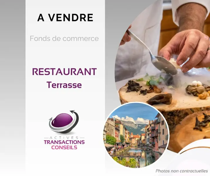 A VENDRE (74) ANNECY - JOLI RESTAURANT TERRASSE